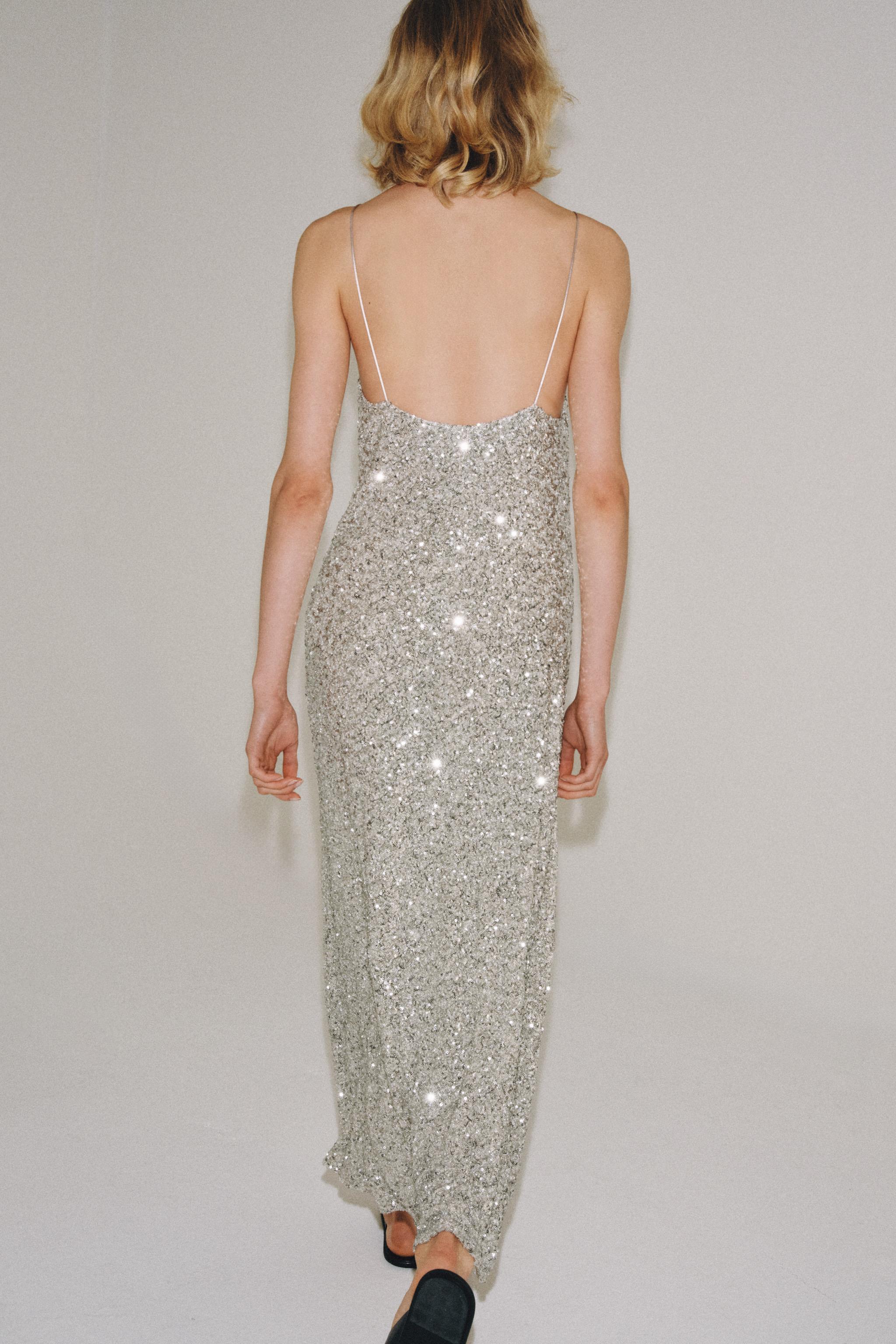 ZW COLLECTION SEQUIN MIDI DRESS